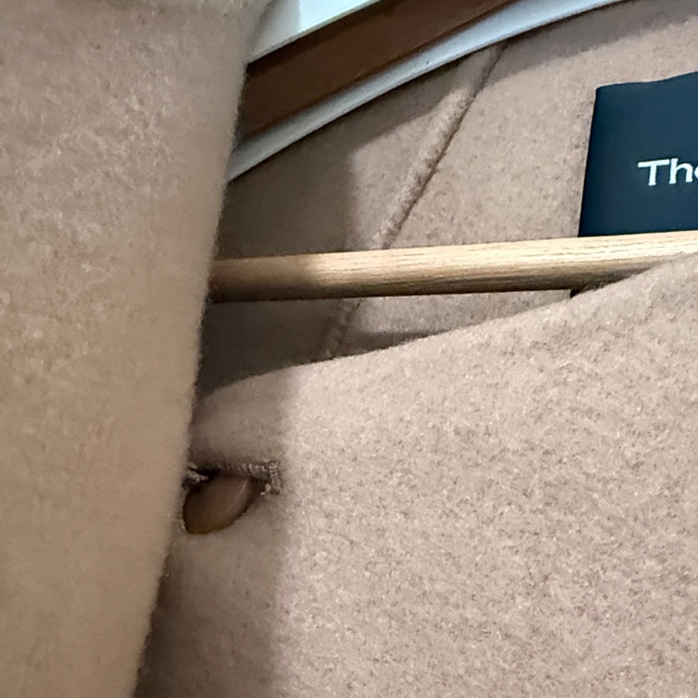 Theory Women's Tan Pea Coat Size S - Picture 2 of 6